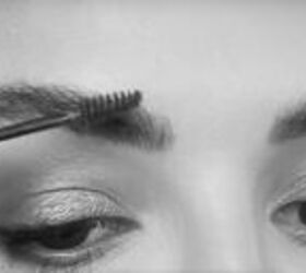 Get your unruly eyebrows under control with this transformative trick