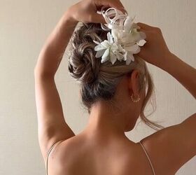 make 3 braids then do this, Creating an elegant wedding updo