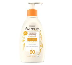 diy aftersun spray, Aveeno Protect Hydrate Sunscreen image via Amazon