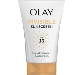 diy aftersun spray, Olay Invisible Sunscreen SPF 35 100 Invisible Facial Sunscreen image via Amazon