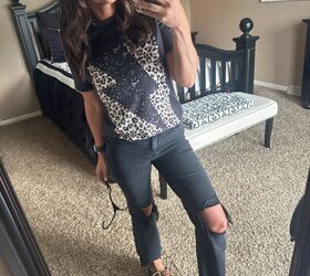 If you think this outfit rocks, wait 'til you see what shoes she paired it with