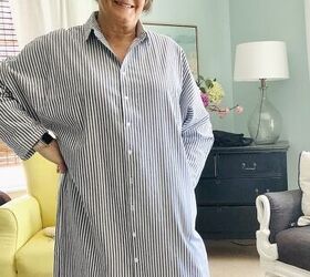 We still can't believe how many ways she was able to style this gorgeous shirt dress