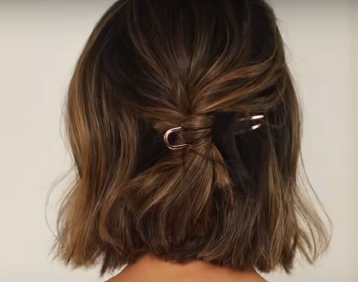 How to Use a French Pin to Look Put Together in Minutes | Upstyle