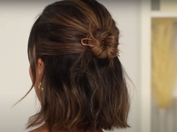 How to Use a French Pin to Look Put Together in Minutes | Upstyle