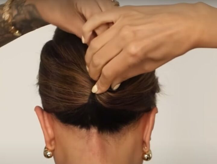 How to Use a French Pin to Look Put Together in Minutes | Upstyle