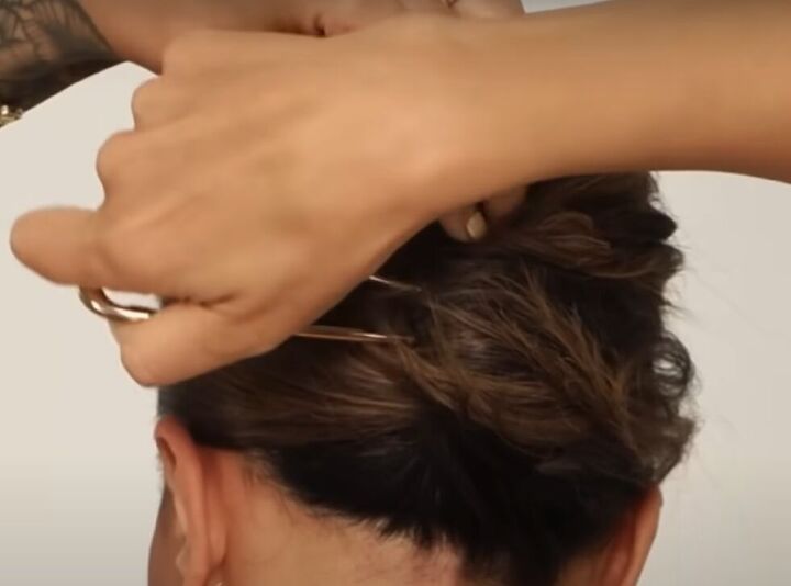 How to Use a French Pin to Look Put Together in Minutes | Upstyle