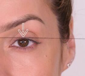 Eyeliner hack using string