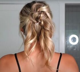 wedding guest hairstyle, Creating a wedding guest hairstyle knotted updo