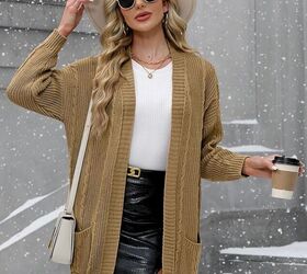 The oversized cardigan trick that makes winter outfits look pulled together