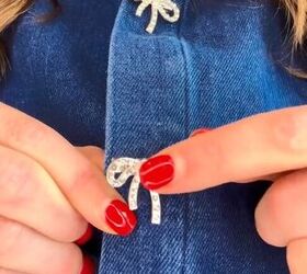 The denim-inspired fall dress with buttons that secretly work as pins