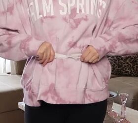 Tie a shoelace around your waist for this stylish trick