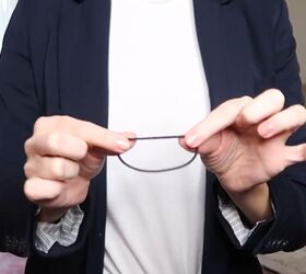 This hair tie trick solves the one thing that makes blazer sleeves so fussy