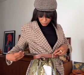Creating a scarf belt bag