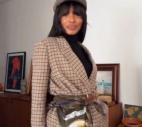 DIY scarf belt bag