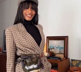 DIY scarf belt bag