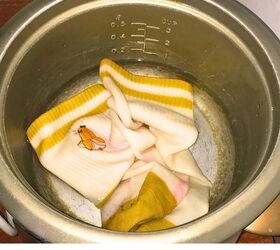 She almost tossed her favorite socks … then she grabbed a pot