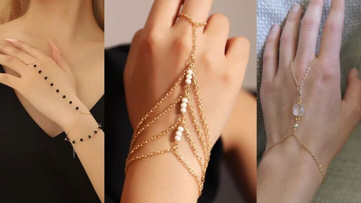 Hand Chain Editorials Turn a Simple Necklace Into a DIY Hand Chain | Upstyle