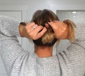 The tucked bun