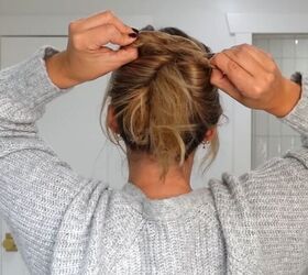 The tucked bun
