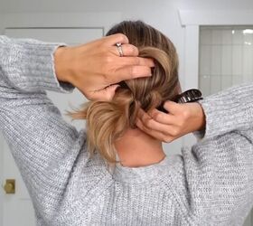 The vertical twist bun
