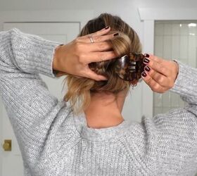The vertical twist bun