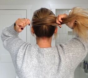The tucked bun