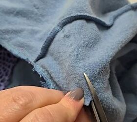 Creating a DIY boho cut-out top