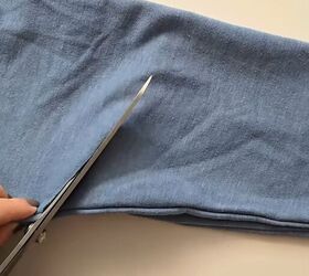 Creating a DIY boho cut-out top