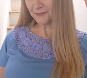 Use a Doily to Create a DIY Boho Cut-out Top