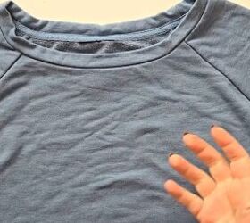 Creating a DIY boho cut-out top