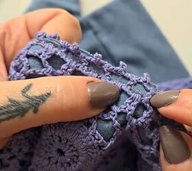 Creating a DIY boho cut-out top