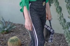 How to style track pants when you're not headed to the gym