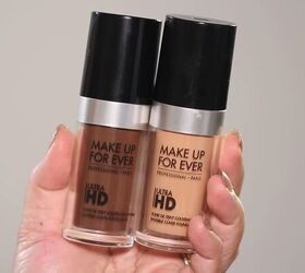 How to gently lift your face using two foundation shades