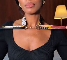 How to make a pearl necklace scarf​