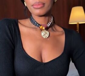 How to make a pearl necklace scarf​