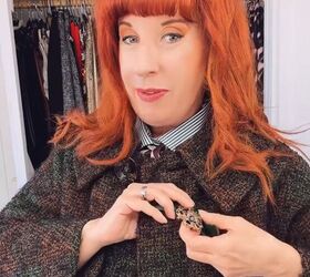 Upgrade a brooch for your holiday outfit