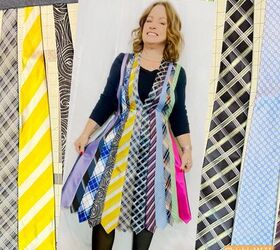 dress made of ties