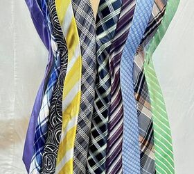 dress made of ties