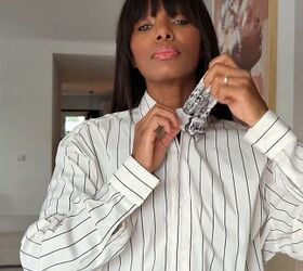 Tuck a scarf into your shirt—it will make the whole look sharper