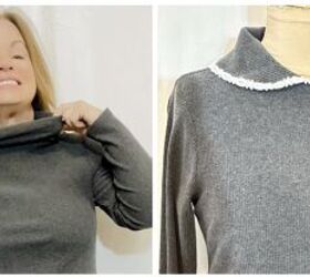 turtleneck to round collar