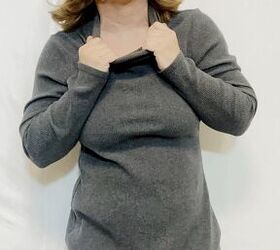 turtleneck to round collar