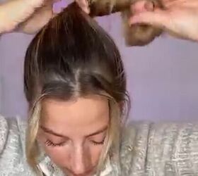 Claw clip messy bun​