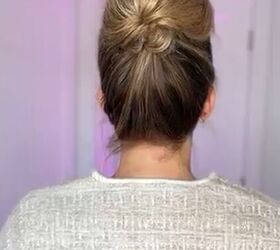 Claw clip messy bun​