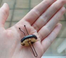 Button and bobby pin hack