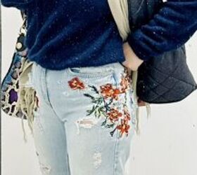 Mending Old Jeans