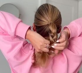 Creating an easy braided bun​