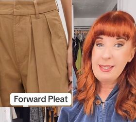 Before you buy pleated pants, check which way the pleat folds