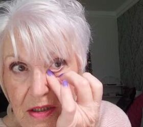 Her 10-second finger trick stops creasing on mature under-eyes