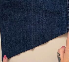 ruffle hem, Creating DIY ruffle hem jeans