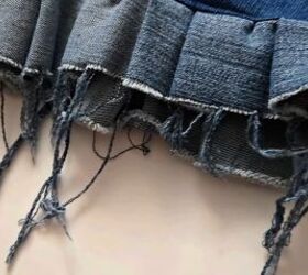 ruffle hem, Creating DIY ruffle hem jeans
